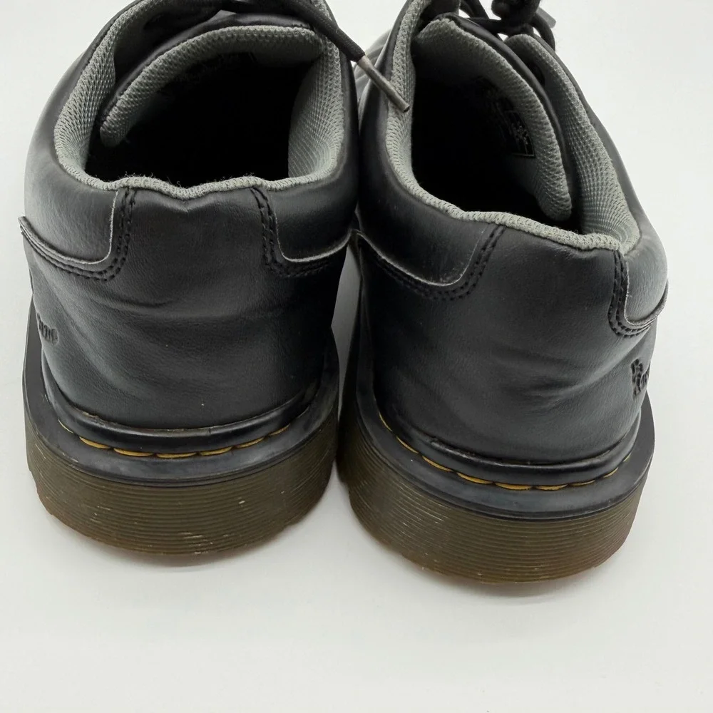 Dr. Martens Kent Black Leather Oxford Shoes Mens 11 AW004 Lug Sole Low Top